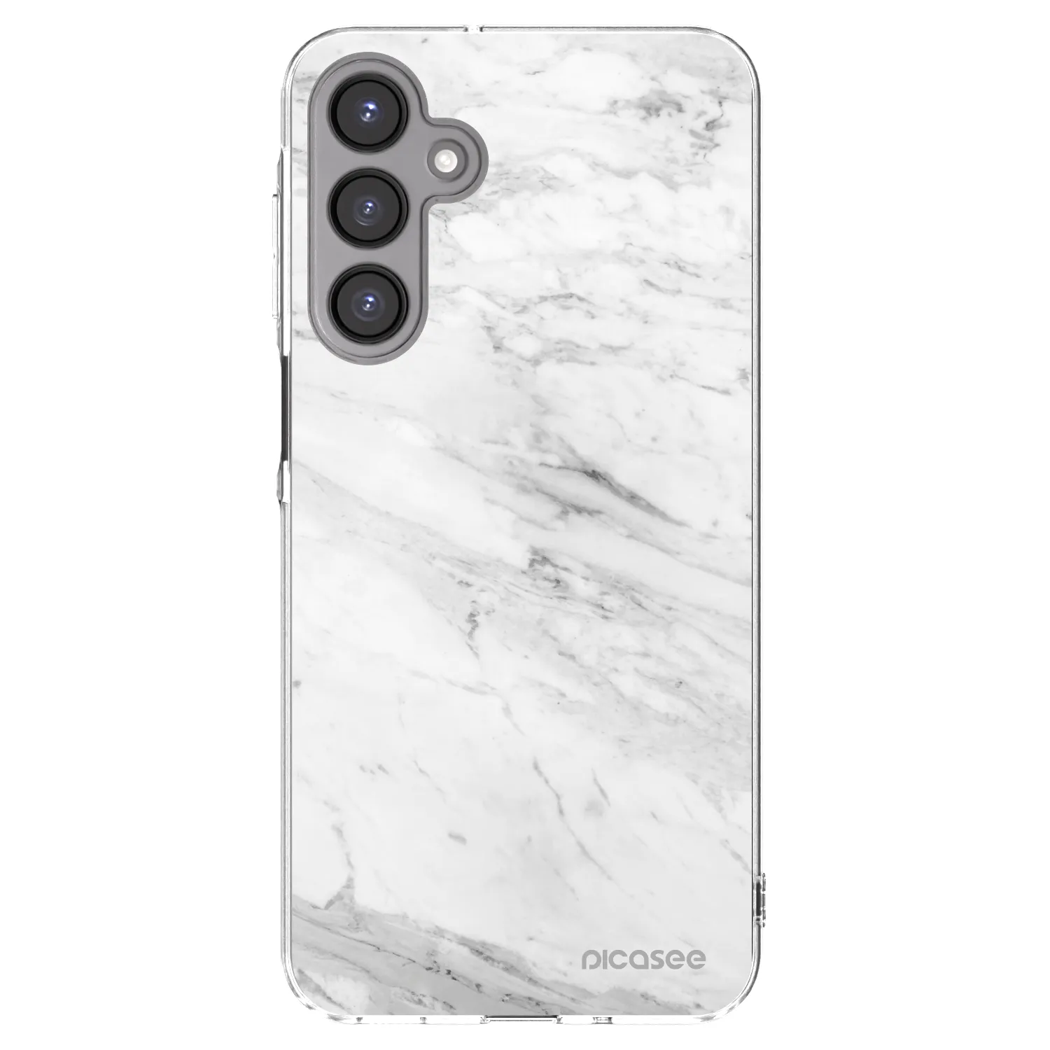 Picasee husă transparentă din silicon pentru Samsung Galaxy A16 5G - White marble