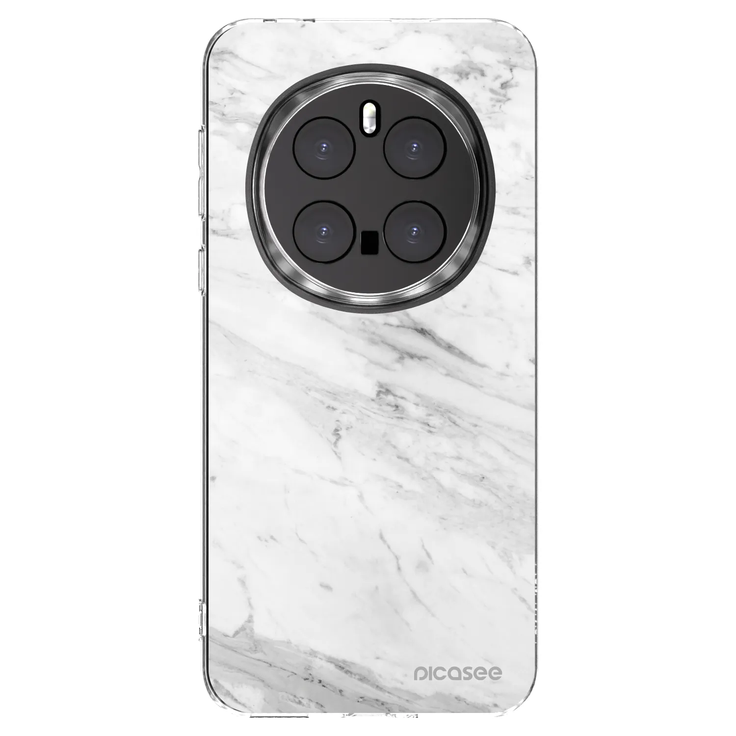 Picasee husă transparentă din silicon pentru Honor Magic7 Pro 5G - White marble