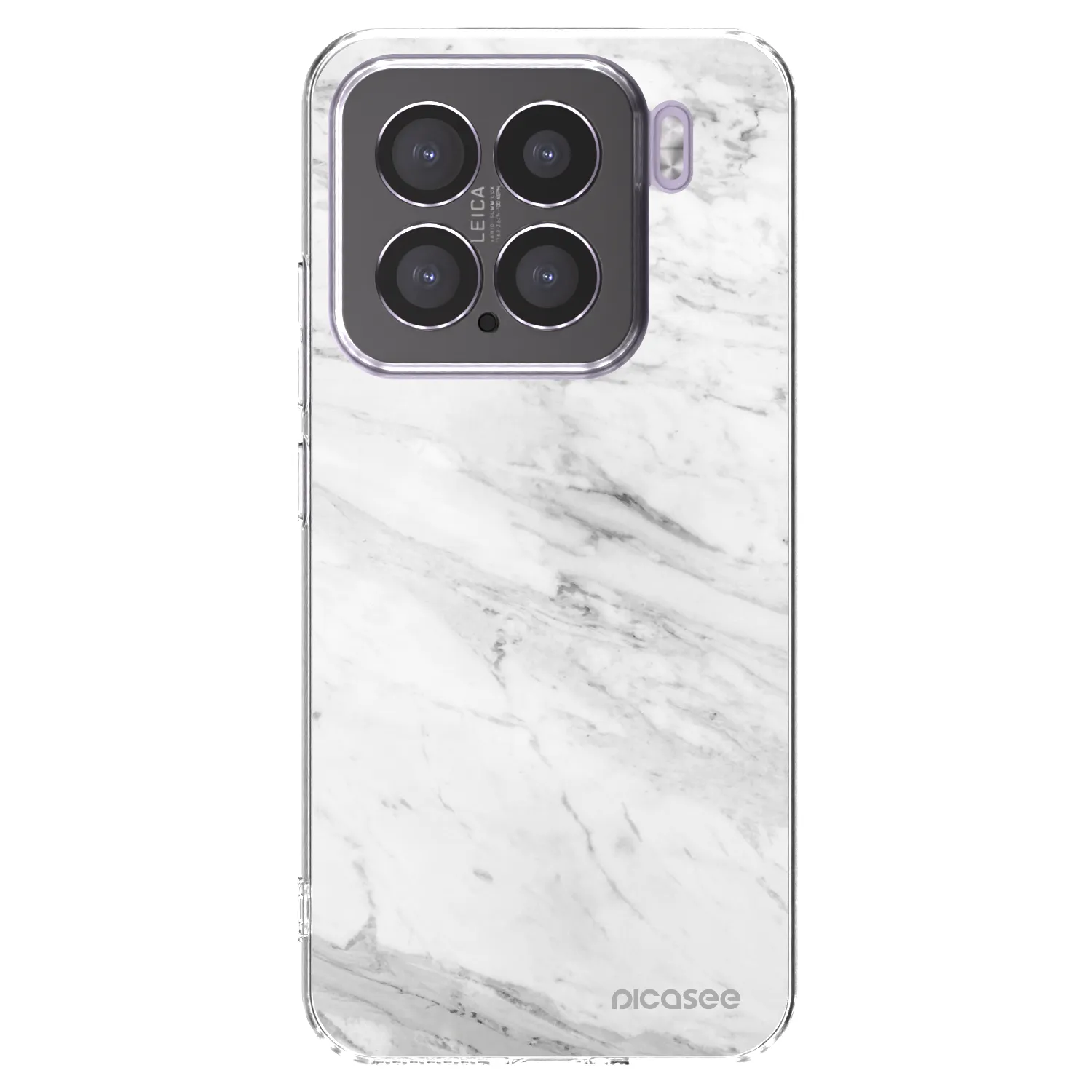 Picasee husă transparentă din silicon pentru Xiaomi 15 - White marble