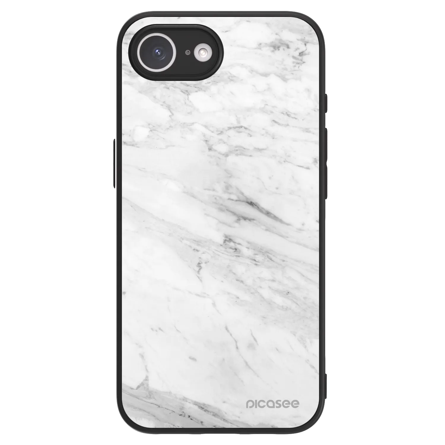 Picasee ULTIMATE CASE MagSafe pentru Apple iPhone 16e - White marble