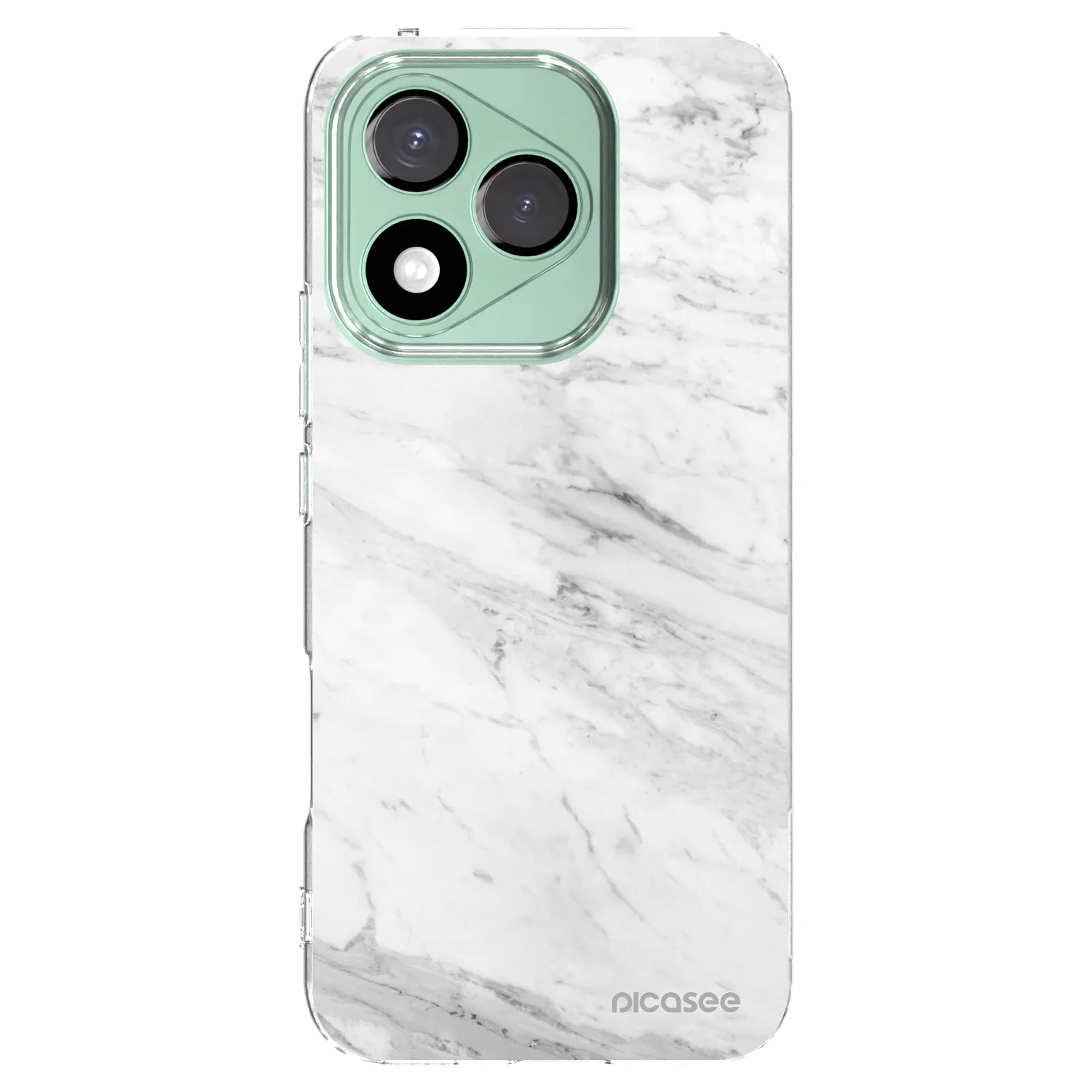 Picasee husă transparentă din silicon pentru Honor 400 Lite 5G - White marble