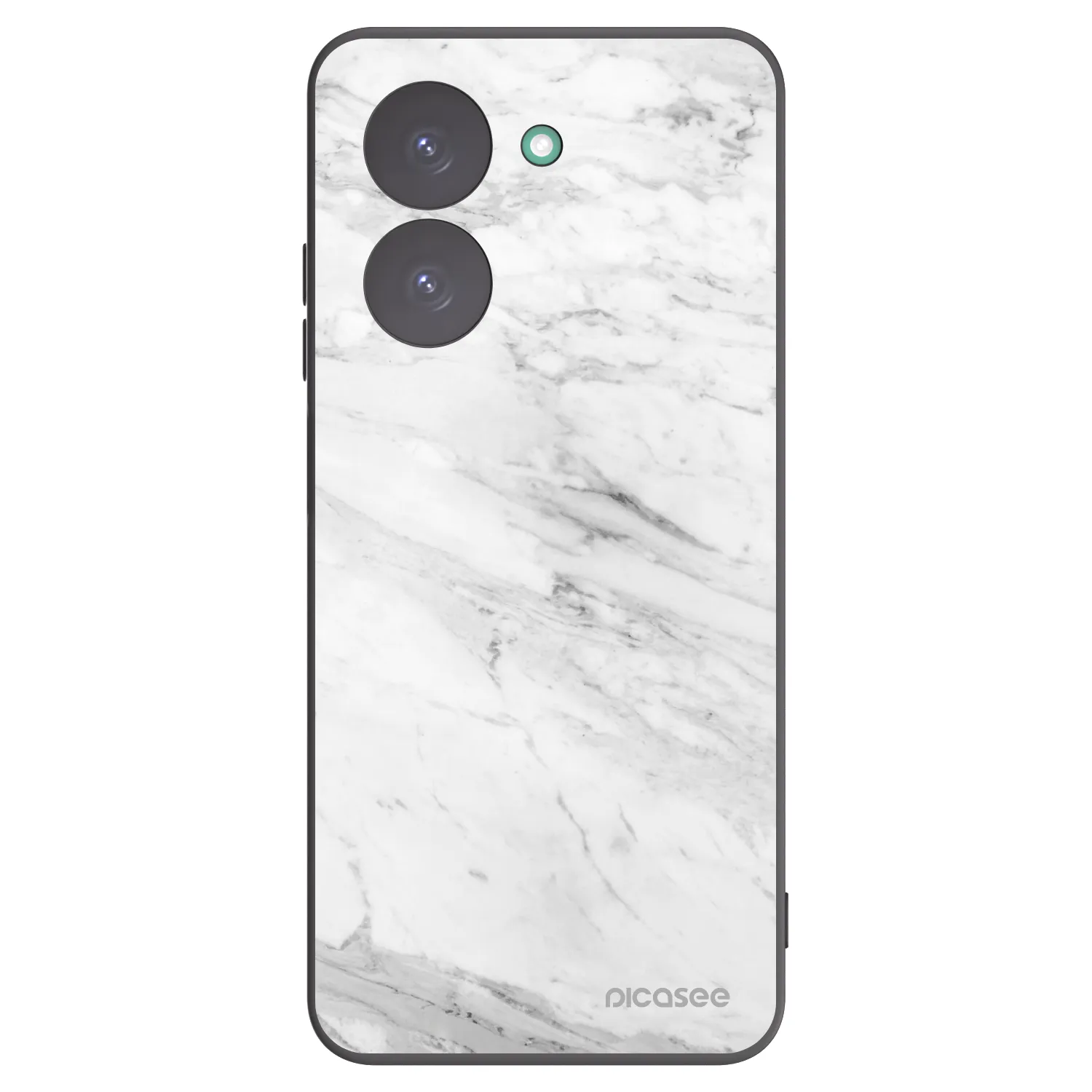 Picasee husă neagră din silicon pentru Xiaomi Redmi A5 - White marble