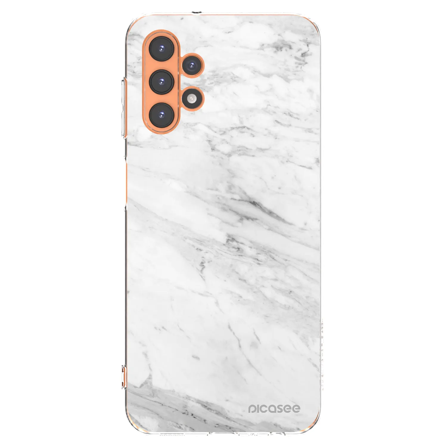 Picasee husă transparentă din silicon pentru Samsung Galaxy A13 5G - White marble