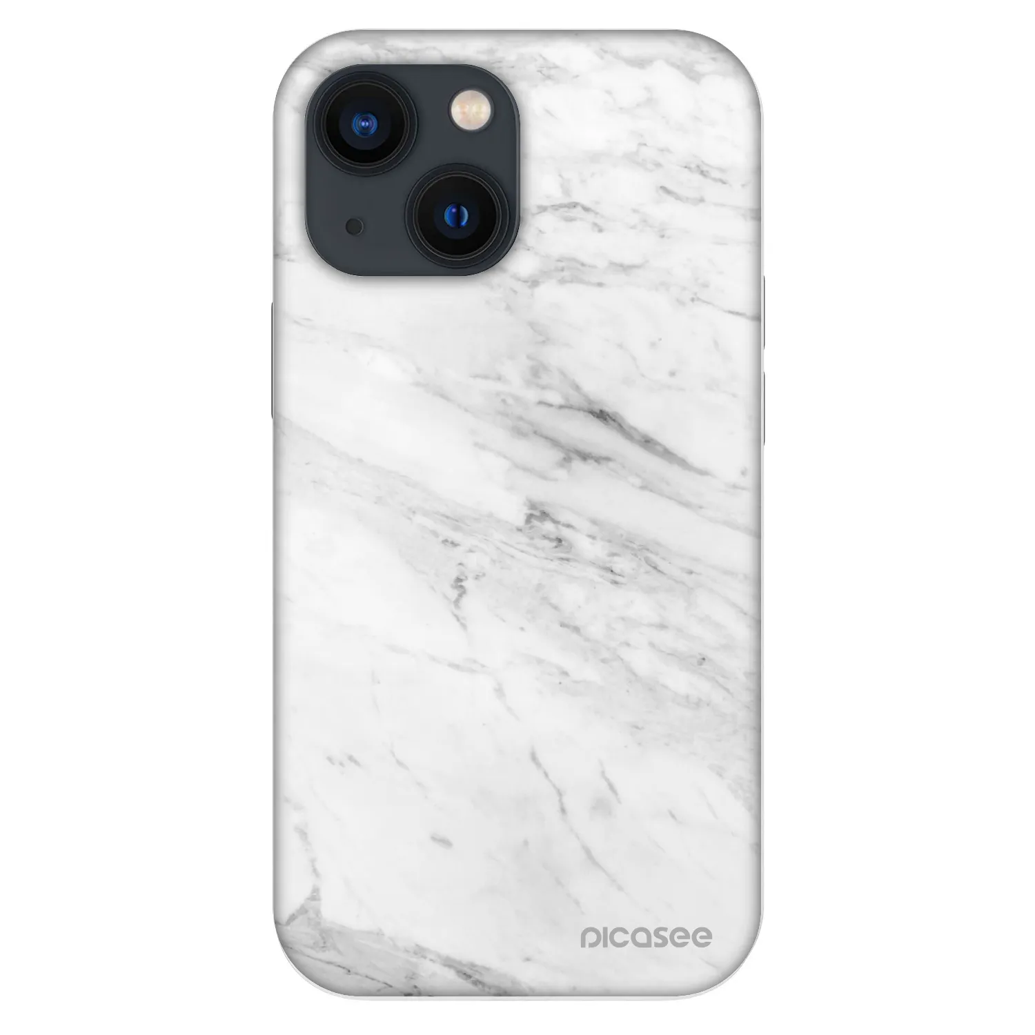 Picasee Fashion Case pentru Apple iPhone 13 mini - White marble