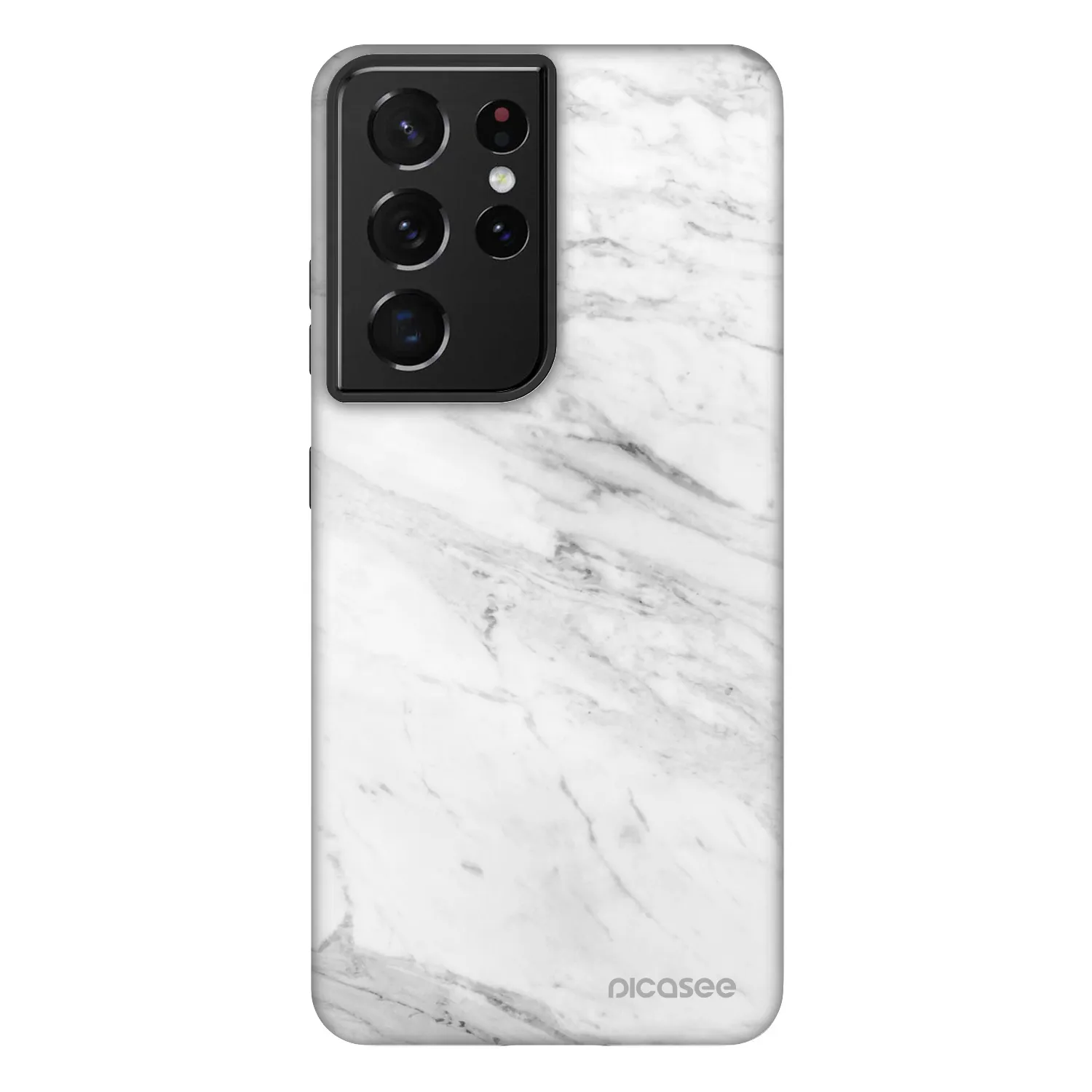 Picasee Fashion Case pentru Samsung Galaxy S21 Ultra 5G G998B - White marble