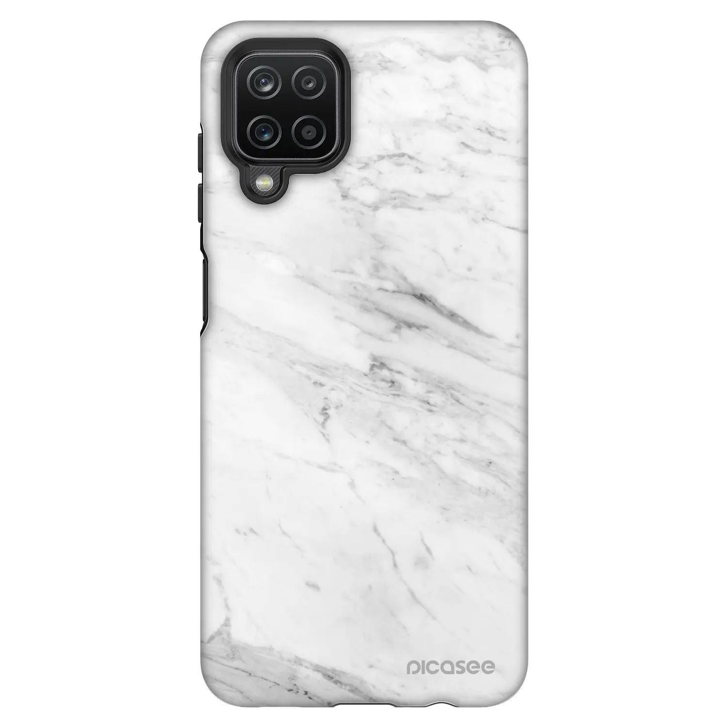 Picasee Fashion Case pentru Samsung Galaxy A12 A125F - White marble