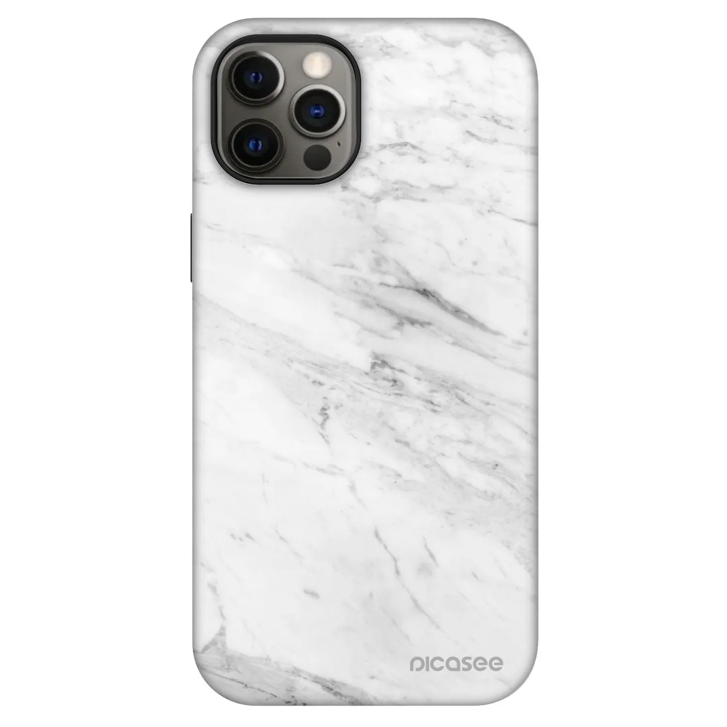 Picasee Fashion Case MagSafe pentru Apple iPhone 12 - White marble