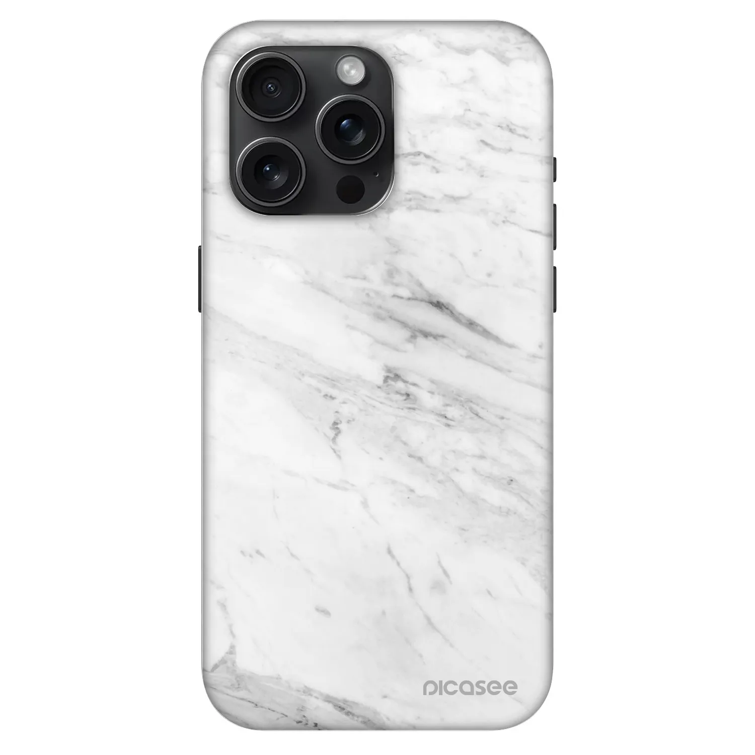Picasee Fashion Case MagSafe pentru Apple iPhone 15 Pro Max - White marble