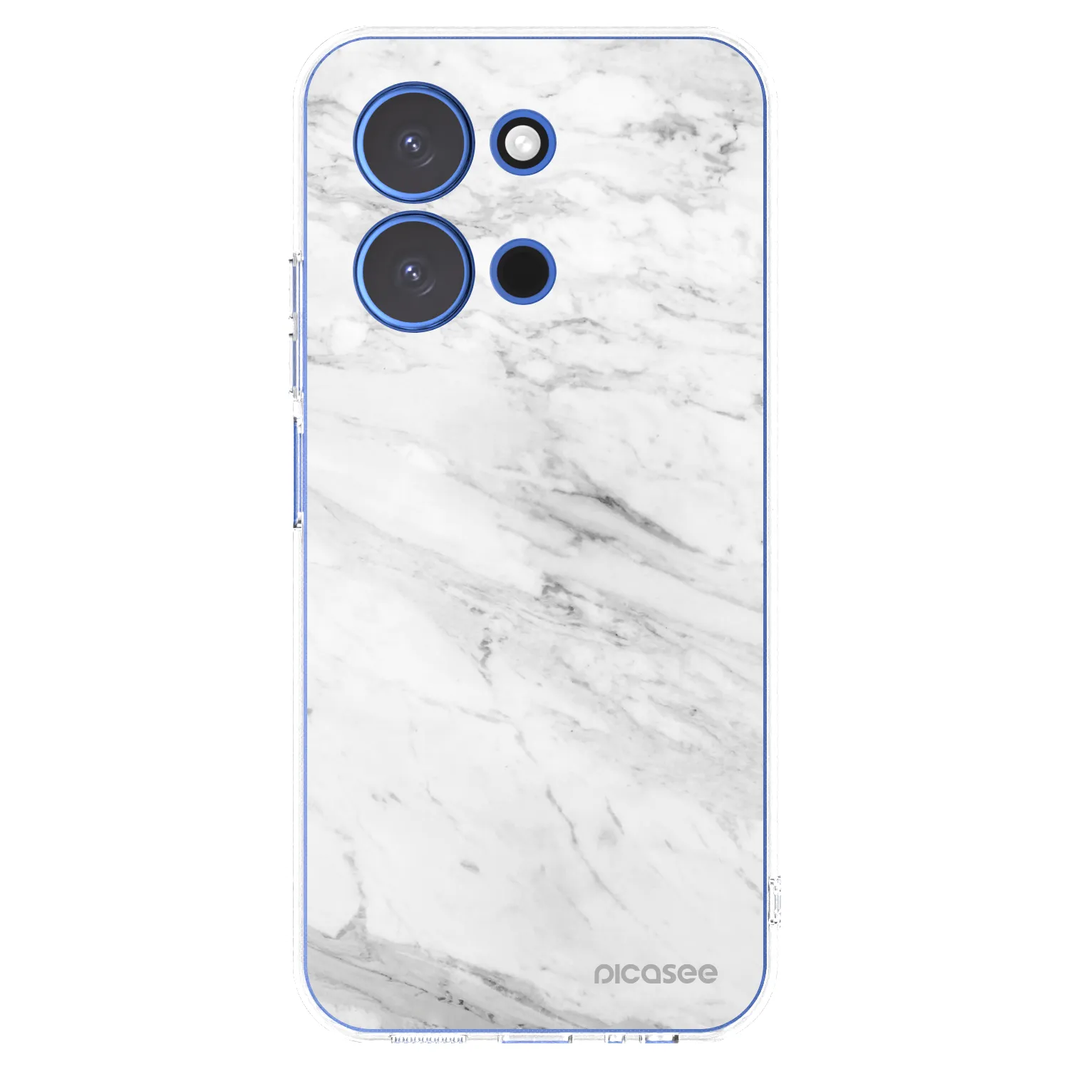 Picasee husă transparentă din silicon pentru Xiaomi Redmi 15C 4G - White marble