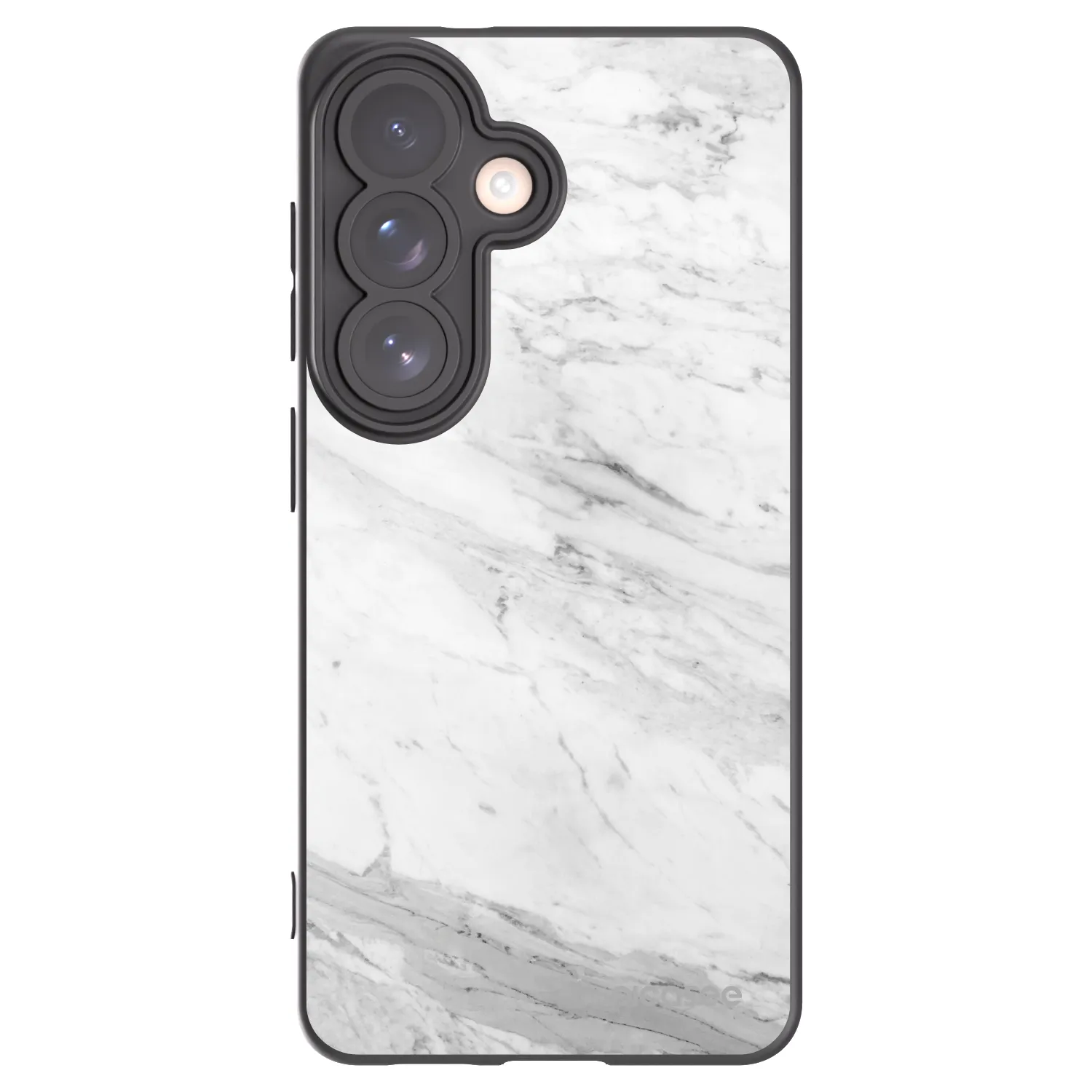 Picasee husă neagră din silicon pentru Samsung Galaxy S26 - White marble