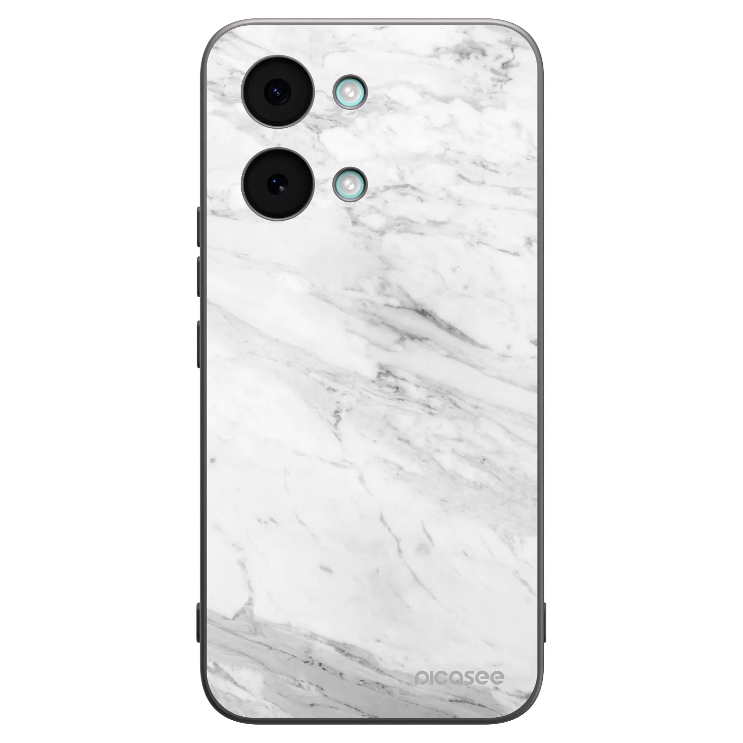 Picasee husă neagră din silicon pentru Xiaomi Poco X8 Pro Max - White marble