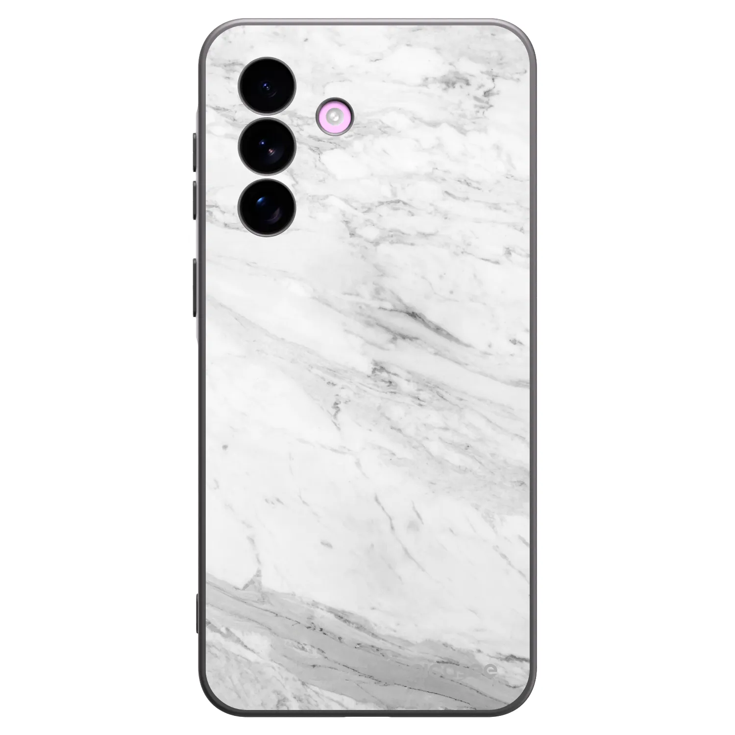 Picasee husă neagră din silicon pentru Samsung Galaxy A57 5G - White marble