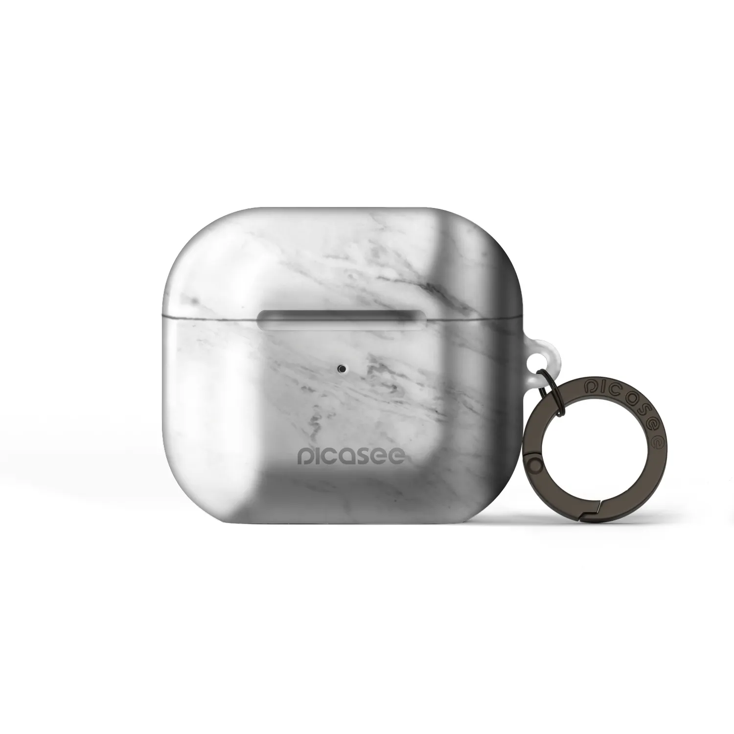 Picasee Obal pro Apple AirPods 3 - White marble