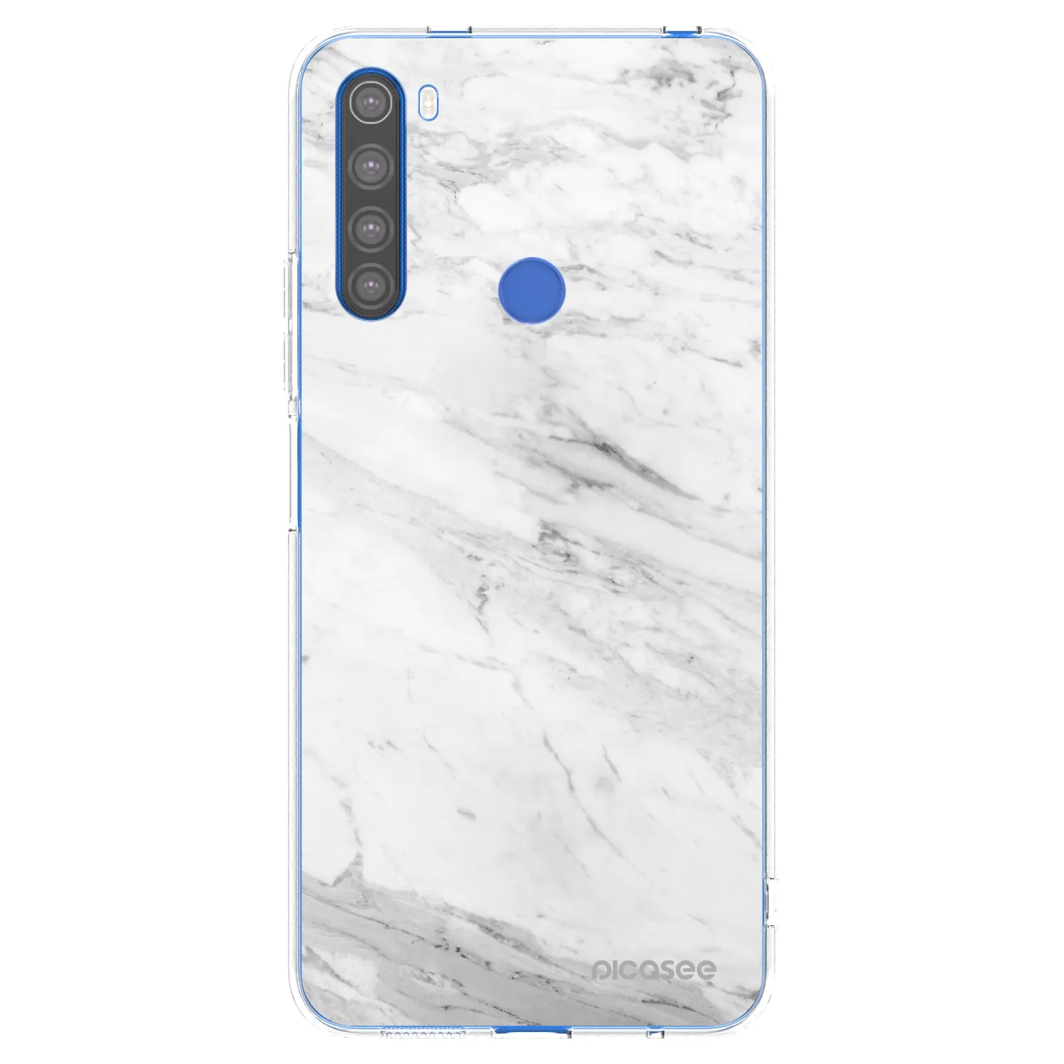 Picasee husă transparentă din silicon pentru Xiaomi Redmi Note 8T - White marble