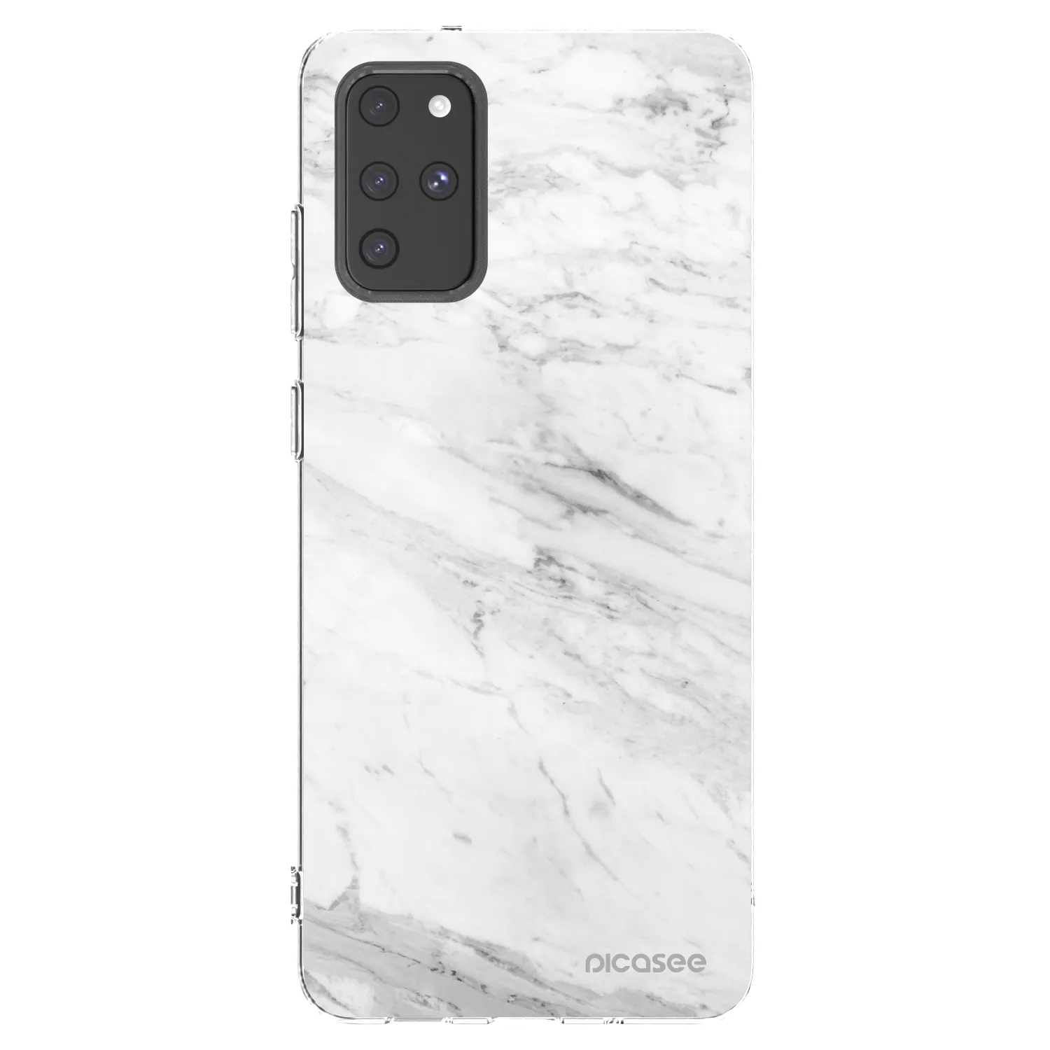 Picasee husă transparentă din silicon pentru Samsung Galaxy S20+ G985F - White marble