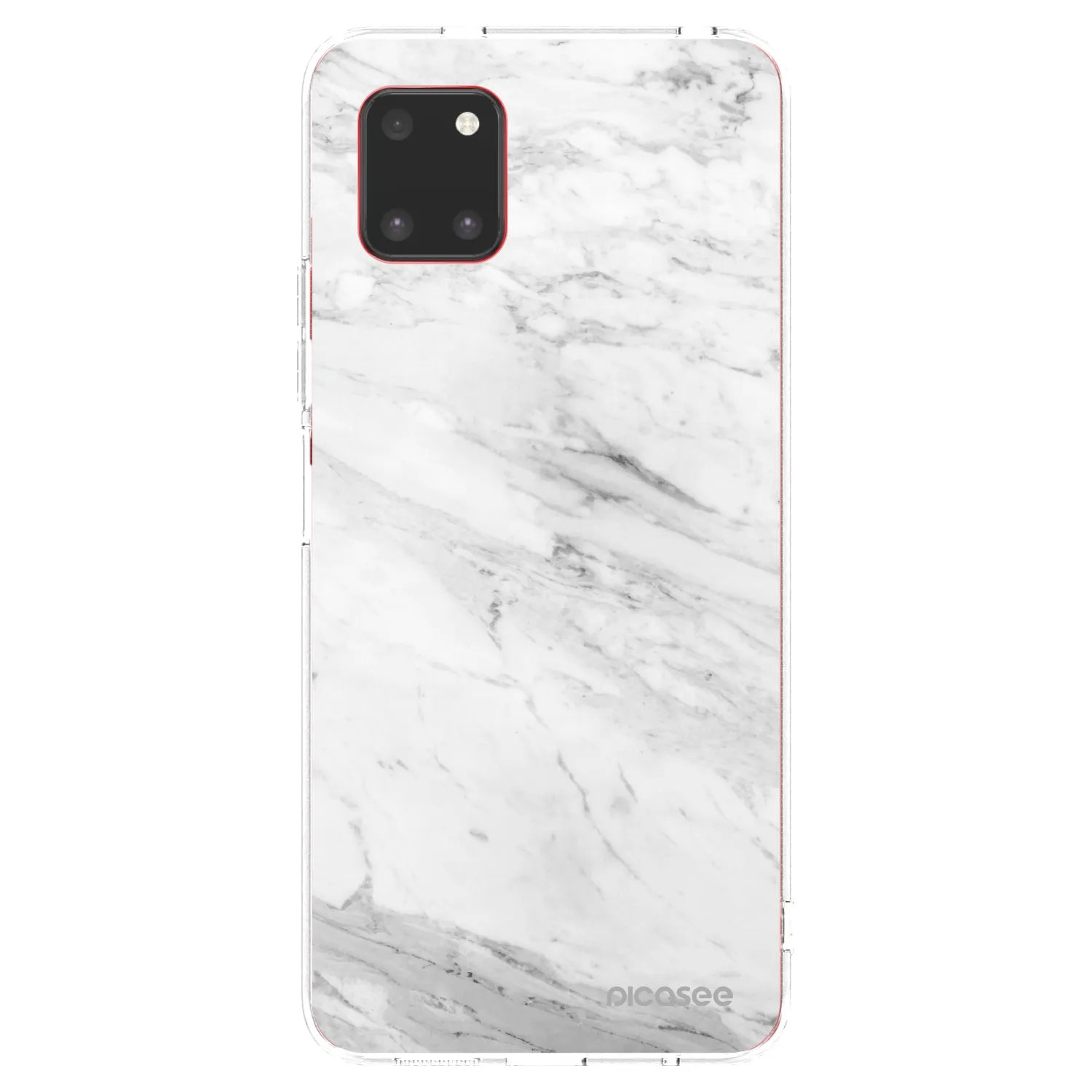 Picasee husă transparentă din silicon pentru Samsung Galaxy Note 10 Lite N770F - White marble