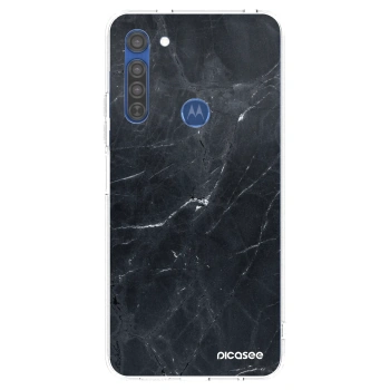Husă pentru Motorola Moto G8 - Black marble