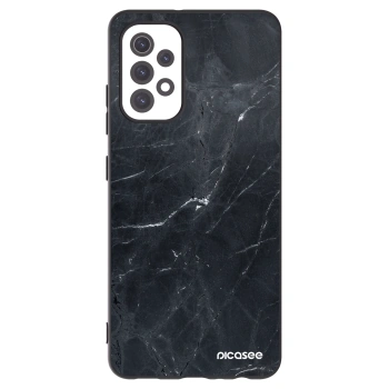 Picasee husă neagră din silicon pentru Samsung Galaxy A32 5G A326B - Black marble