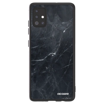 Picasee ULTIMATE CASE pentru Samsung Galaxy A51 A515F - Black marble