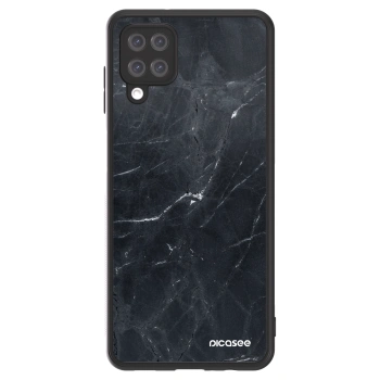Picasee ULTIMATE CASE pentru Samsung Galaxy A12 A125F - Black marble