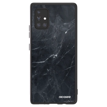 Picasee ULTIMATE CASE pentru Samsung Galaxy A71 A715F - Black marble