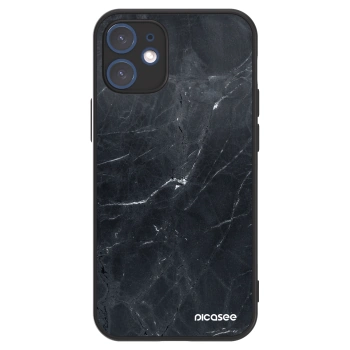 Picasee ULTIMATE CASE pentru Apple iPhone 12 mini - Black marble