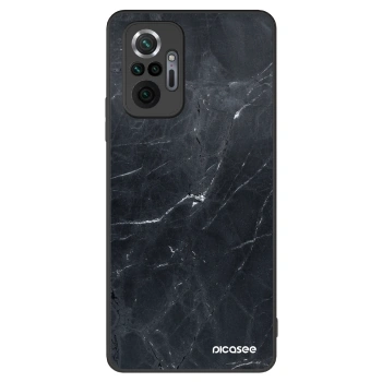 Picasee ULTIMATE CASE pentru Xiaomi Redmi Note 10 Pro - Black marble