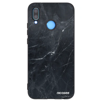 Picasee husă neagră din silicon pentru Huawei P20 Lite - Black marble