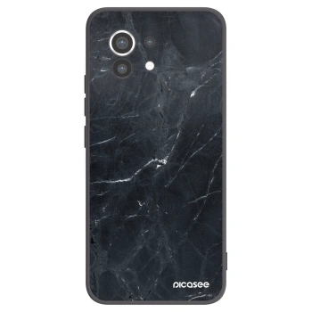 Picasee husă neagră din silicon pentru Xiaomi Mi 11 - Black marble