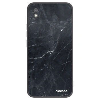 Picasee husă neagră din silicon pentru Xiaomi Redmi 9AT - Black marble