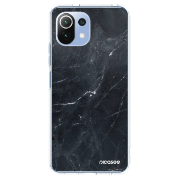 Picasee husă transparentă din silicon pentru Xiaomi Mi 11 Lite - Black marble
