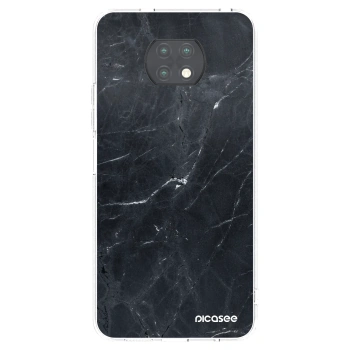 Picasee husă transparentă din silicon pentru Xiaomi Redmi Note 9T - Black marble