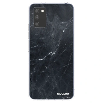 Husă pentru Samsung Galaxy A03s A037G - Black marble