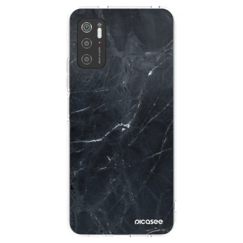 Picasee husă transparentă din silicon pentru Xiaomi Poco M3 Pro 5G - Black marble