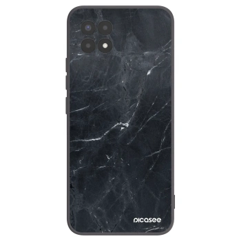 Picasee husă neagră din silicon pentru Realme 8i - Black marble