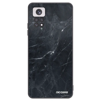 Picasee husă neagră din silicon pentru Xiaomi Redmi Note 11 - Black marble