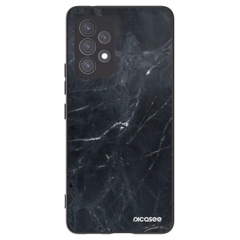 Picasee husă neagră din silicon pentru Samsung Galaxy A53 5G A536 - Black marble