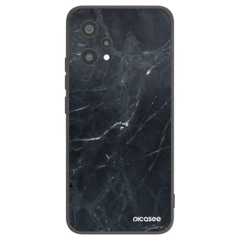 Picasee husă neagră din silicon pentru Realme 9 Pro 5G - Black marble