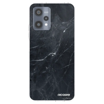 Picasee husă transparentă din silicon pentru Realme 9 Pro 5G - Black marble
