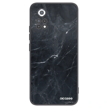 Picasee husă neagră din silicon pentru Xiaomi Poco X4 Pro 5G - Black marble