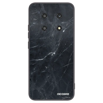 Picasee husă neagră din silicon pentru Honor Magic4 Lite 5G - Black marble