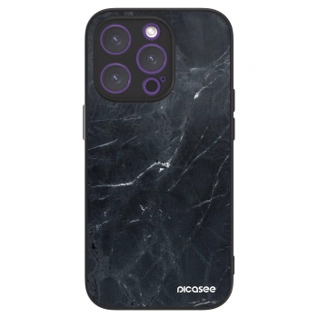 Picasee ULTIMATE CASE pentru Apple iPhone 14 Pro - Black marble