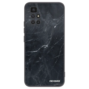 Picasee husă neagră din silicon pentru Xiaomi Redmi 10 (2022) - Black marble