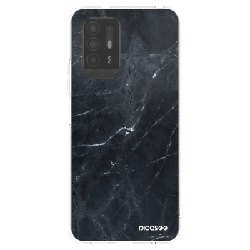Picasee husă transparentă din silicon pentru OPPO A94 5G - Black marble