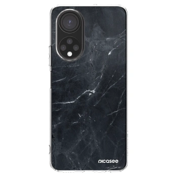 Picasee husă transparentă din silicon pentru Honor X7 - Black marble