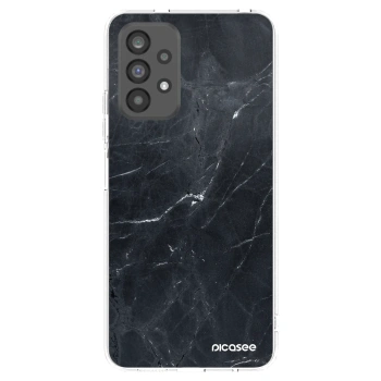 Picasee husă transparentă din silicon pentru Samsung Galaxy A73 5G - Black marble