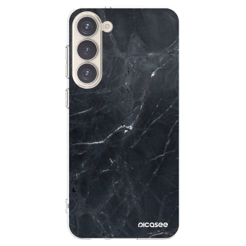 Picasee husă transparentă din silicon pentru Samsung Galaxy S23+ 5G - Black marble