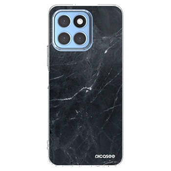Picasee husă transparentă din silicon pentru Honor X8 5G - Black marble