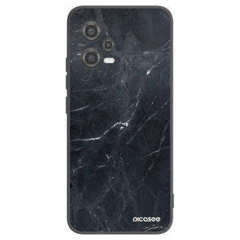 Picasee husă neagră din silicon pentru Xiaomi Poco X5 - Black marble