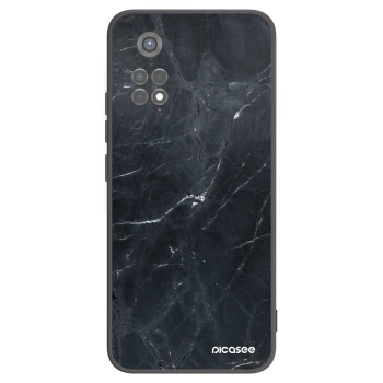 Picasee husă neagră din silicon pentru Xiaomi Redmi Note 11S 5G - Black marble